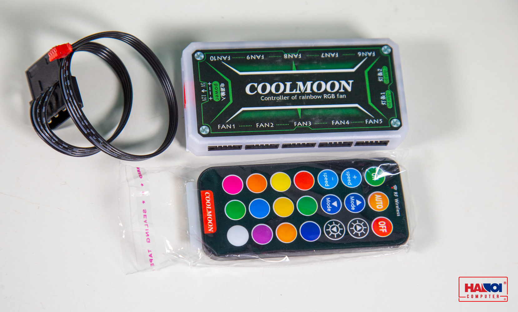 Fan Coolmoon K3 LED RGB hub